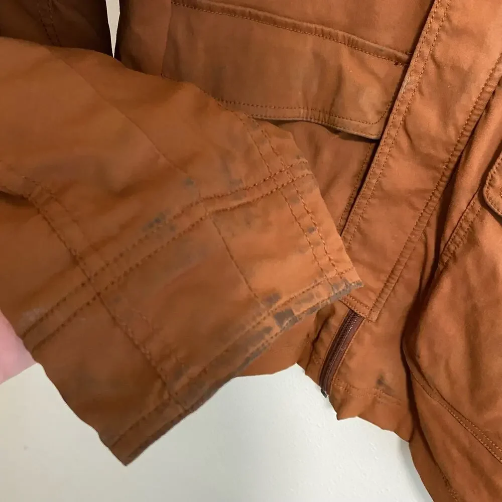 Prana Men's Breathe Jacket‎ Cargo Burnt Orange Size XL